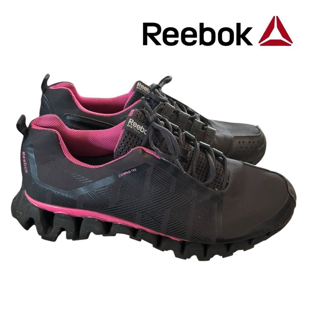 Reebok Women's ZigWild TR2 Black Pink BD1700 Lace-Up Running Shoes Sneakers 11